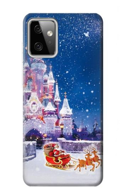 S3282 サンタ・クリスマス城 Santa Xmas Castle Motorola Moto G Power (2023) 5G バックケース、フリップケース・カバー