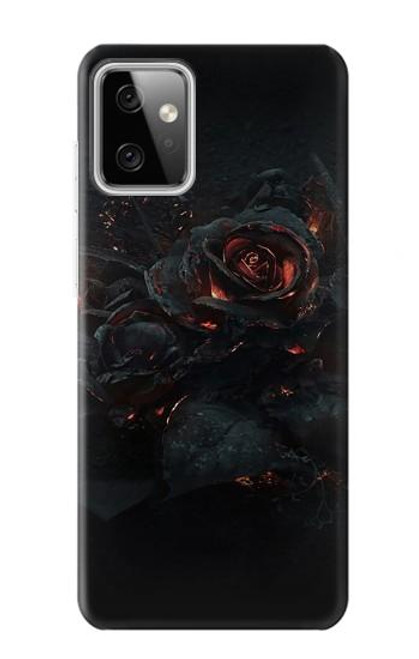 S3672 バーンドローズ Burned Rose Motorola Moto G Power (2023) 5G バックケース、フリップケース・カバー