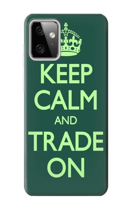 S3862 落ち着いてトレード Keep Calm and Trade On Motorola Moto G Power (2023) 5G バックケース、フリップケース・カバー