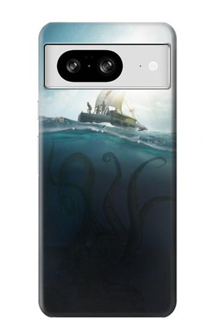 S3540 巨大なタコ Giant Octopus Google Pixel 8 バックケース、フリップケース・カバー