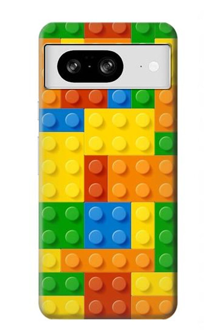 S3595 レンガのおもちゃ Brick Toy Google Pixel 8 バックケース、フリップケース・カバー