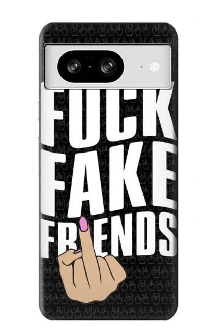 S3598 中指の友達 Middle Finger Friend Google Pixel 8 バックケース、フリップケース・カバー