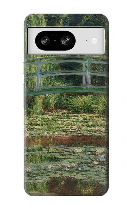 S3674 クロードモネ歩道橋とスイレンプール Claude Monet Footbridge and Water Lily Pool Google Pixel 8 バックケース、フリップケース・カバー