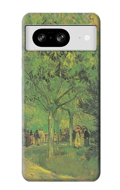 S3748 フィンセント・ファン・ゴッホ パブリックガーデンの車線 Van Gogh A Lane in a Public Garden Google Pixel 8 バックケース、フリップケース・カバー