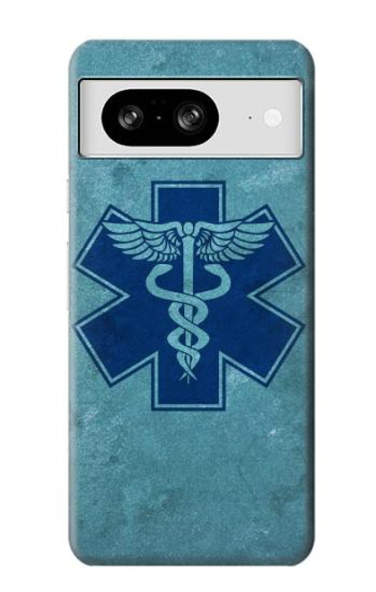 S3824 カドゥケウス医療シンボル Caduceus Medical Symbol Google Pixel 8 バックケース、フリップケース・カバー