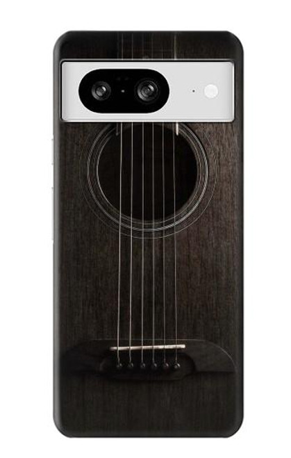 S3834 ブラックギター Old Woods Black Guitar Google Pixel 8 バックケース、フリップケース・カバー