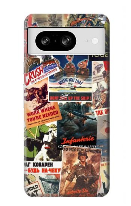 S3905 ビンテージ アーミー ポスター Vintage Army Poster Google Pixel 8 バックケース、フリップケース・カバー