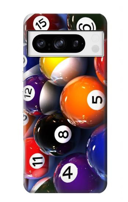 S2238 ビリヤードプールボール Billiard Pool Ball Google Pixel 8 pro バックケース、フリップケース・カバー
