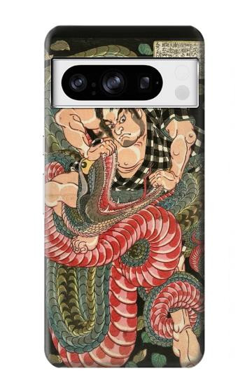 S2469 水滸伝 108 英雄たち 108 Heroes of Suikoden Saginoike Heikuro Google Pixel 8 pro バックケース、フリップケース・カバー