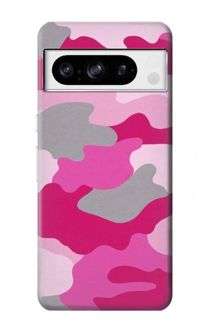 S2525 ンク迷彩 Pink Camo Camouflage Google Pixel 8 pro バックケース、フリップケース・カバー