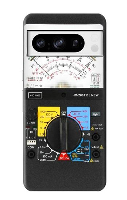 S2660 アナログマルチメータグラフィックプリント Analog Multimeter Graphic Printed Google Pixel 8 pro バックケース、フリップケース・カバー