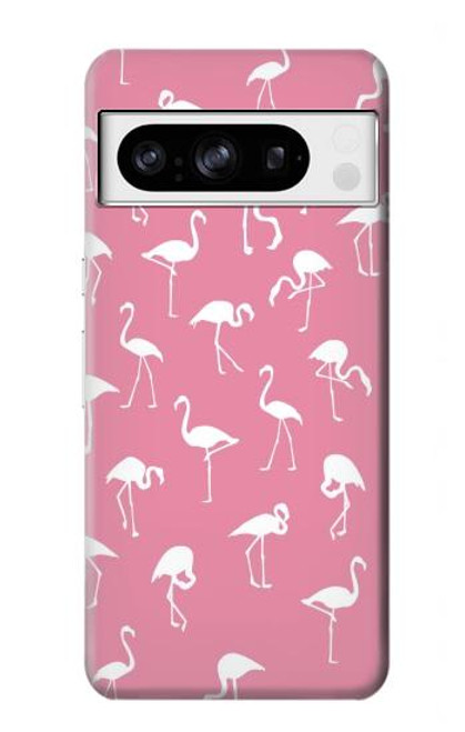 S2858 ピンクフラミンゴ柄 Pink Flamingo Pattern Google Pixel 8 pro バックケース、フリップケース・カバー