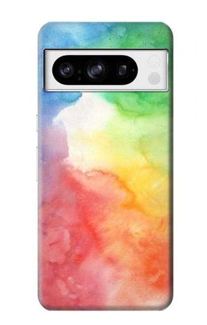 S2945 カラフル水彩 Colorful Watercolor Google Pixel 8 pro バックケース、フリップケース・カバー