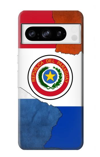S3017 パラグアイの旗 Paraguay Flag Google Pixel 8 pro バックケース、フリップケース・カバー