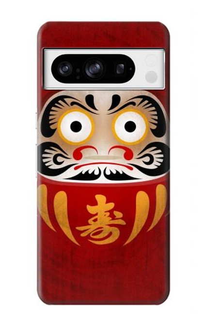 S3023 ダルマ Japan Good Luck Daruma Doll Google Pixel 8 pro バックケース、フリップケース・カバー