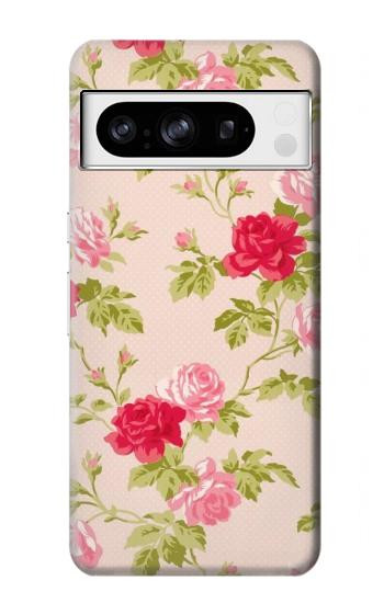 S3037 ローズコテージフローラ Pretty Rose Cottage Flora Google Pixel 8 pro バックケース、フリップケース・カバー