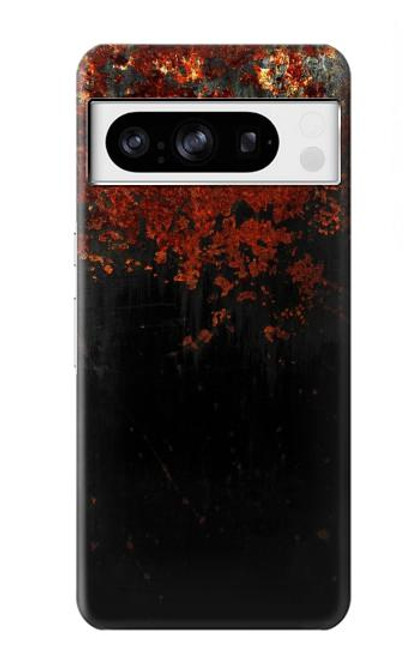 S3071 錆びたテクスチャグラフィック Rusted Metal Texture Graphic Google Pixel 8 pro バックケース、フリップケース・カバー