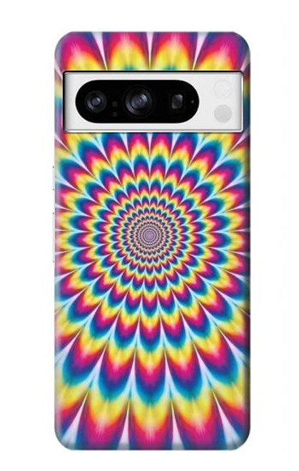 S3162 カラフルなサイケデリック Colorful Psychedelic Google Pixel 8 pro バックケース、フリップケース・カバー