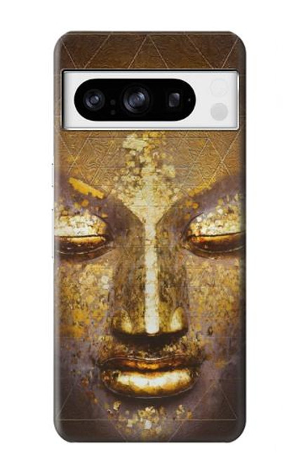 S3189 魔法のヤントラ仏の顔 Magical Yantra Buddha Face Google Pixel 8 pro バックケース、フリップケース・カバー