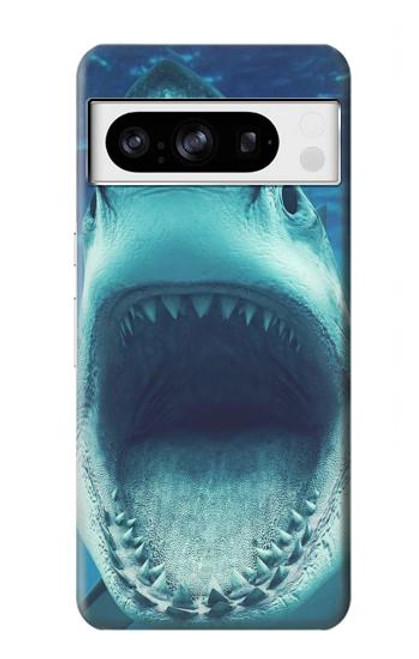 S3548 イタチザメ Tiger Shark Google Pixel 8 pro バックケース、フリップケース・カバー