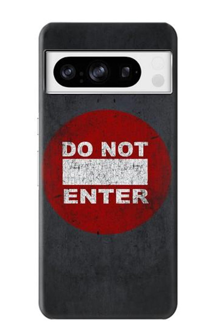 S3683 立入禁止 Do Not Enter Google Pixel 8 pro バックケース、フリップケース・カバー