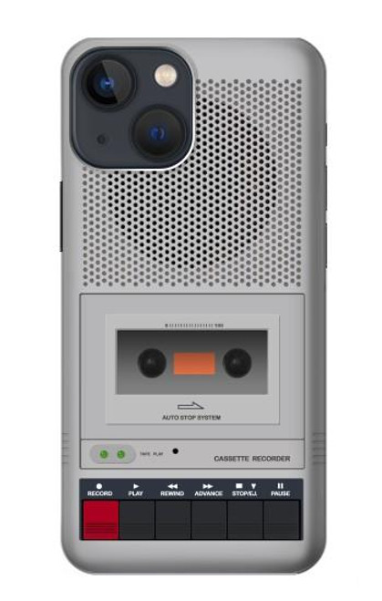 S3953 ビンテージ カセット プレーヤーのグラフィック Vintage Cassette Player Graphic iPhone 13 mini バックケース、フリップケース・カバー