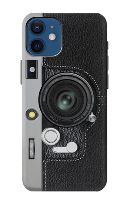 S3922 カメラレンズシャッターグラフィックプリント Camera Lense Shutter Graphic Print iPhone 12 mini バックケース、フリップケース・カバー