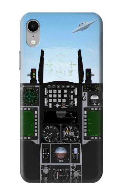 S3933 戦闘機UFO Fighter Aircraft UFO iPhone XR バックケース、フリップケース・カバー