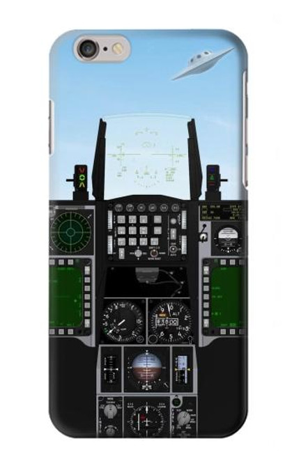 S3933 戦闘機UFO Fighter Aircraft UFO iPhone 6 6S バックケース、フリップケース・カバー