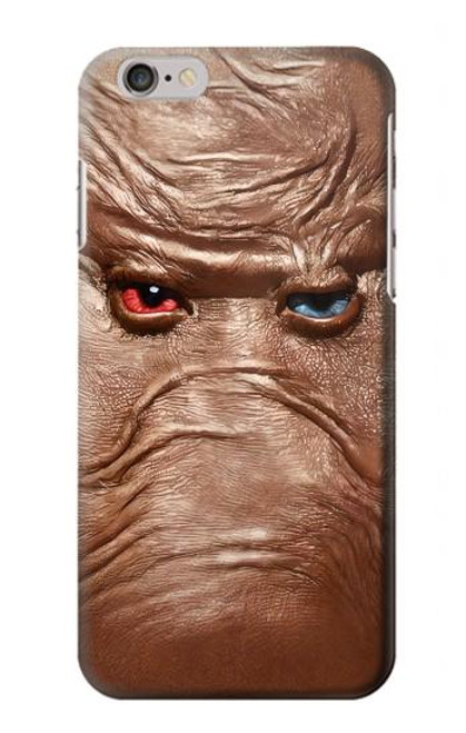 S3940 レザーマッドフェイスグラフィックペイント Leather Mad Face Graphic Paint iPhone 6 6S バックケース、フリップケース・カバー