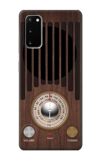 S3935 FM AM ラジオ チューナー グラフィック FM AM Radio Tuner Graphic Samsung Galaxy S20 バックケース、フリップケース・カバー