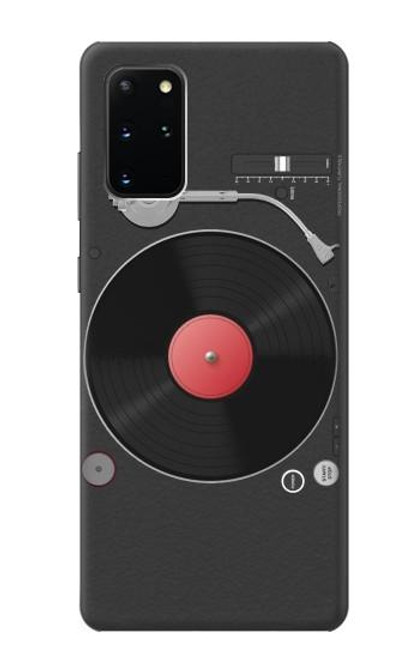 S3952 ターンテーブル ビニール レコード プレーヤーのグラフィック Turntable Vinyl Record Player Graphic Samsung Galaxy S20 Plus, Galaxy S20+ バックケース、フリップケース・カバー