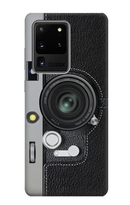 S3922 カメラレンズシャッターグラフィックプリント Camera Lense Shutter Graphic Print Samsung Galaxy S20 Ultra バックケース、フリップケース・カバー