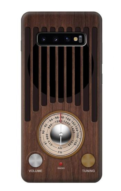 S3935 FM AM ラジオ チューナー グラフィック FM AM Radio Tuner Graphic Samsung Galaxy S10 Plus バックケース、フリップケース・カバー