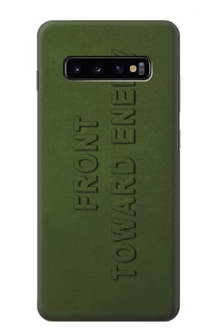 S3936 敵に向かって正面から Front Toward Enermy Samsung Galaxy S10 Plus バックケース、フリップケース・カバー