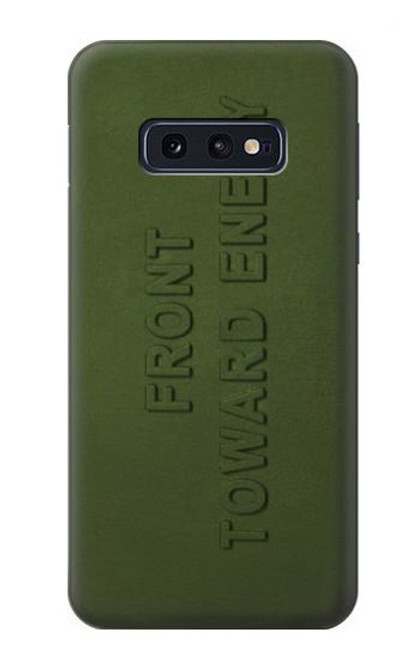 S3936 敵に向かって正面から Front Toward Enermy Samsung Galaxy S10e バックケース、フリップケース・カバー