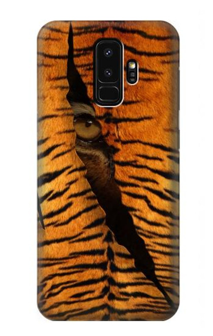 S3951 タイガーアイの涙跡 Tiger Eye Tear Marks Samsung Galaxy S9 Plus バックケース、フリップケース・カバー