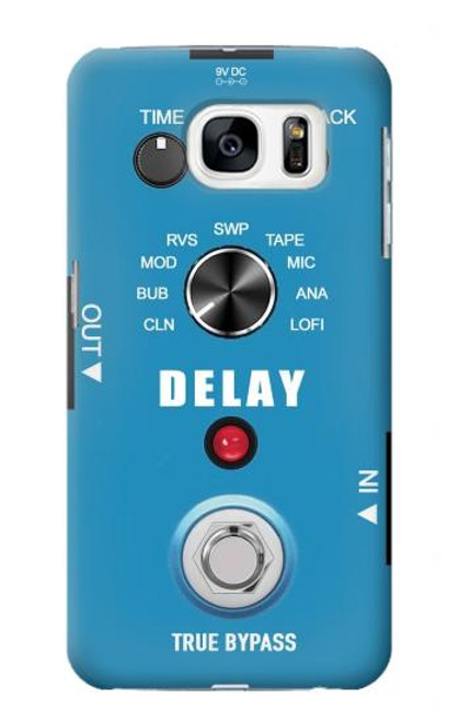 S3962 ギターアナログディレイグラフィック Guitar Analog Delay Graphic Samsung Galaxy S7 バックケース、フリップケース・カバー