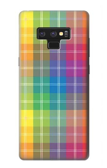 S3942 LGBTQ レインボーチェック柄タータンチェック LGBTQ Rainbow Plaid Tartan Note 9 Samsung Galaxy Note9 バックケース、フリップケース・カバー