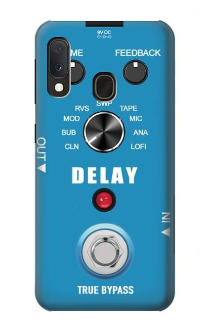 S3962 ギターアナログディレイグラフィック Guitar Analog Delay Graphic Samsung Galaxy A20e バックケース、フリップケース・カバー