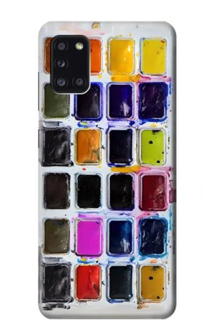 S3956 水彩パレットボックスグラフィック Watercolor Palette Box Graphic Samsung Galaxy A31 バックケース、フリップケース・カバー