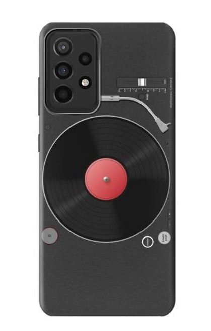 S3952 ターンテーブル ビニール レコード プレーヤーのグラフィック Turntable Vinyl Record Player Graphic Samsung Galaxy A52s 5G バックケース、フリップケース・カバー