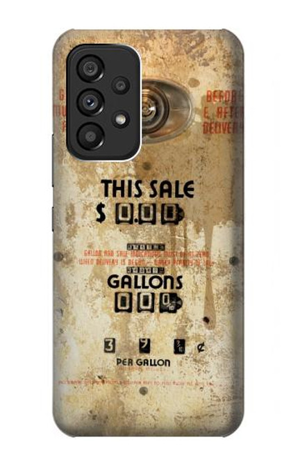 S3954 ビンテージガスポンプ Vintage Gas Pump Samsung Galaxy A53 5G バックケース、フリップケース・カバー