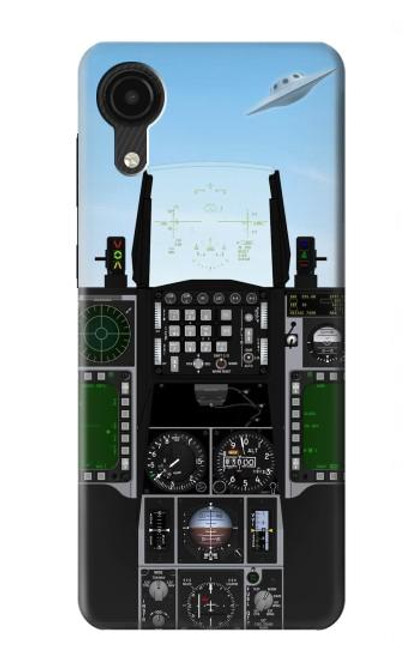 S3933 戦闘機UFO Fighter Aircraft UFO Samsung Galaxy A03 Core バックケース、フリップケース・カバー