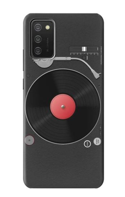 S3952 ターンテーブル ビニール レコード プレーヤーのグラフィック Turntable Vinyl Record Player Graphic Samsung Galaxy A03S バックケース、フリップケース・カバー