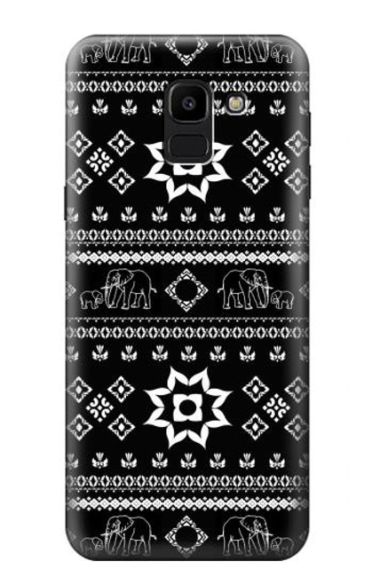 S3932 エレファントパンツの柄 Elephant Pants Pattern Samsung Galaxy J6 (2018) バックケース、フリップケース・カバー