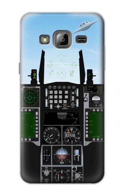 S3933 戦闘機UFO Fighter Aircraft UFO Samsung Galaxy J3 (2016) バックケース、フリップケース・カバー