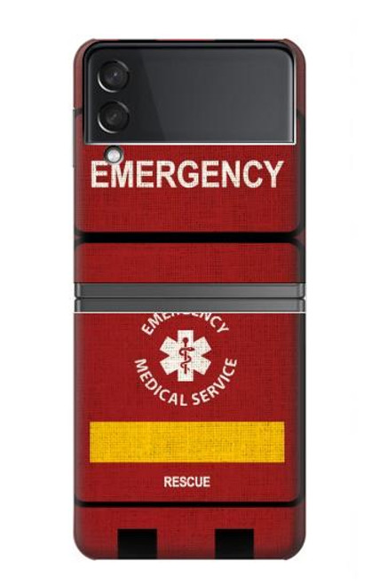 S3957 救急医療サービス Emergency Medical Service Samsung Galaxy Z Flip 4 バックケース、フリップケース・カバー