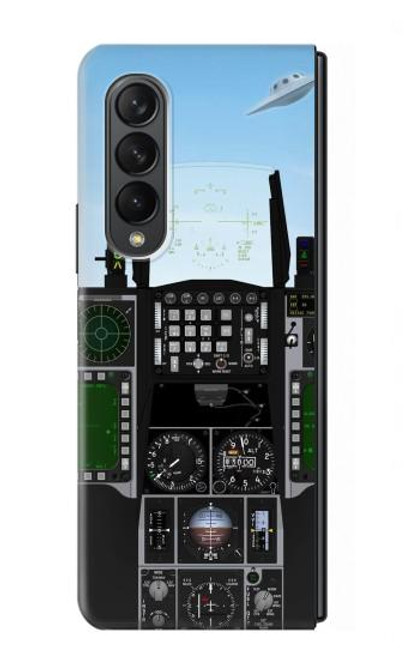 S3933 戦闘機UFO Fighter Aircraft UFO Samsung Galaxy Z Fold 3 5G バックケース、フリップケース・カバー