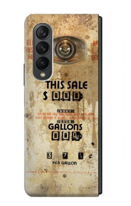 S3954 ビンテージガスポンプ Vintage Gas Pump Samsung Galaxy Z Fold 3 5G バックケース、フリップケース・カバー